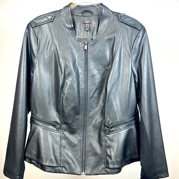 G.I.L.I. Jackets & Blazers - LEATHER JACKET